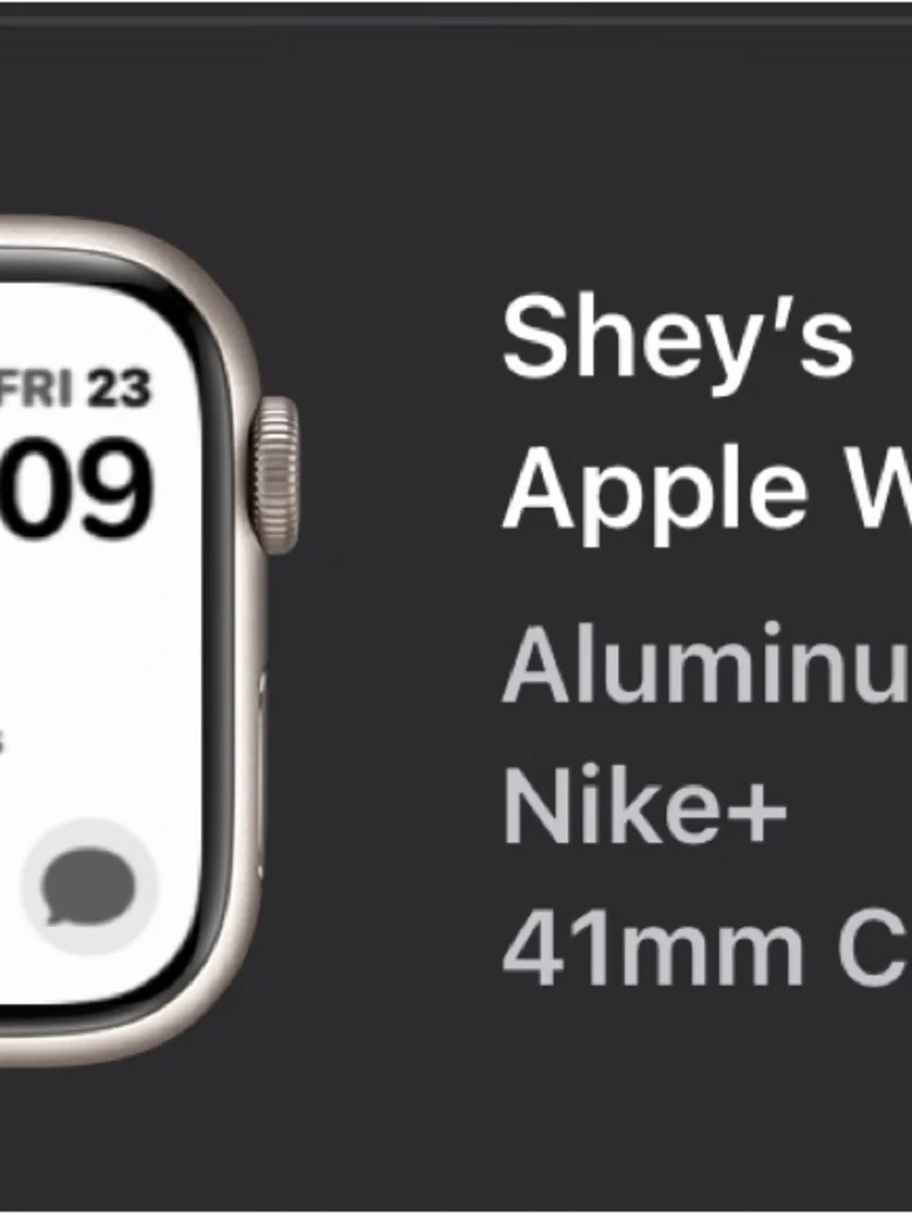 Apple Watch Series 7 Aluminum 41mm in Gray